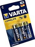 Батарейки VARTA LONGLIFE C бл.2