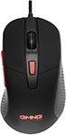 Мышь игровая проводная GMNG 720GM, черный/красный, оптическая (3200 dpi), USB, для ноутбука (6 but) проводная игровая мышь g820 7 подсветки 6 кнопок 3200 оптический dpi