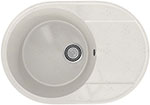 Кухонная мойка Practik PR-610/белый камень (PR-610-001) ванна carvin искусственный камень 170x80 см белый