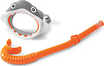 Комплект для плавания Intex ''Shark fun'' от 3 до 8 лет, 55944 беруши для плавания bradex водонепроницаемые sf 0304