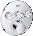 фото Смеситель для ванной комнаты grohe smartcontrol круг.роз 3 кнопки 29146000