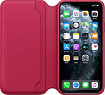 фото Кожаный чехол apple iphone 11 pro max leather folio - raspberry my1n2zm/a