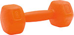 Гантель для фитнеса Sport Elite H-101 1 кг (1 штука), оранжевый гантели для фитнеса sport elite h 203 3 кг 2 штуки фиолетовый