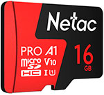 Карта памяти microSD Netac P500 PRO, 16 GB (NT02P500PRO-016G-S) netac p500 extreme pro 16gb nt02p500pro 016g s