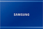 Внешний накопитель SSD Samsung T7, 2.0 Tb, blue (MU-PC2T0H/WW) накопитель ssd wd 500g sata iii blue sa510 wds500g3b0a