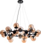 

Люстра подвесная Arte Lamp ЧЕРНЫЙ (A1664SP-25BK), Черный/янтарный