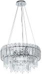 

Люстра подвесная Arte Lamp ХРОМ (A1051SP-10CC), Прозрачный/хром