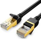 Кабель Ugreen NW107 Cat 7 F/FTP Lan Cable, 3 м, черный (11270)