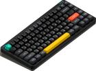 Беспроводная механическая клавиатура Nuphy QMK, Halo75 V2 Obsidian Black, RGB Hot Swap, Raspberry Switch