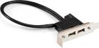 

Планка портов в корпус 2xUSB2.0 ExeGate BrctUSB2-2A-LP, USB 2.0 9pin IDC 9pin (F) -- 2x USB 2.0 Af, кабель 20см (Low Profile) EX298293RUS, Серебристый