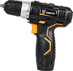 

Дрель аккумуляторная Deko GCD12DU3 104 tools case черно-желтый набор 104 инструментов для дома в кейсе