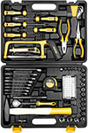 Профессиональный набор инструмента для дома и авто в чемодане Deko DKMT89 (89 предметов) черно-желтый культиватор deko dket20v черно желтый 065 1217