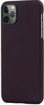 

Чеxол (клип-кейс) Pitaka KI1104M для iPhone 11 Pro Max красно-черный (мелкое плетение)