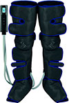 Компрессионный лимфодренажный массажер для ног  Bradex черный массажер лимфодренажный для икр и предплечий беспроводной bradex kz 1429