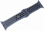 Ремешок для смарт-часов mObility для Apple watch - 38-40 mm, синий, Дизайн 1 УТ000018899