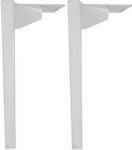 Ножки для мебели Aquanet Nova, 2 шт белый (00243730)