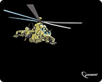 Коврик для мышек Gembird MP-GAME9, рисунок- ''вертолет'' коврик для мыши gembird mp robo