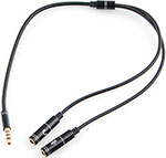 Кабель аудио Cablexpert CCAB-02-35MYHM-0.2MB гитарный акустический усилитель soundhole пикап 6 3 мм джек кабель 5 м