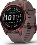 Спортивные часы Garmin Fenix 7S Saphire Solar / Bronze - Shale Gray 010-02539-29 спортивные наручные часы suunto 9 2021 moss gray