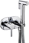 Гигиенический душ со смесителем Haiba HB5515 хром гигиенический душ sensea essential со встраиваемым смесителем хром
