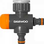 Адаптер двухканальный Daewoo для кранов с внешней резьбой G3/4 и 1 26.5-33.3mm DWC 1219