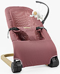 Детский шезлонг Amarobaby Baby relax, розовый, (AB22-25BR/06) горшок детский с крышкой amarobaby ergonomic розовый ab221103er 06