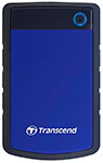 Жесткий диск Transcend USB 3.0 4Tb (TS4TSJ25H3B), StoreJet 25H3 5400rpm 2.5, синий жесткий диск transcend usb 3 0 1tb ts1tsj25m3g storejet 25m3 5400rpm 2 5 зеленый