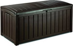 Сундук Keter GLENWOOD STORAGE BOX 390 L коричневый 17193522 сундук keter brightwood storage box 454 l коричневый 17194454