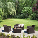 

Комплект мебели Афина AFM-2018 A Brown/Cappuccino