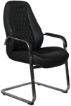 фото Кресло riva chair f385 нат.кожа черный (а8)