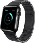 

Ремешок из нержавеющей стали Eva, для Apple Watch 42/44 mm Черный (AWA010B)