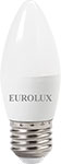 Лампа светодиодная Eurolux LL-E-C37-6W-230-2,7K-E27 (свеча, 6Вт, тепл., Е27) белый