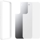 Чехол для мобильного телефона Samsung (клип-кейс) для Galaxy S22+ Frame Cover белый/прозрачный (EF-MS906CWEGRU)
