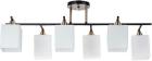 

Потолочная люстра Arte Lamp A4071PL-6BK черный, Белый/черный/золотистый