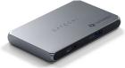 

Хаб Satechi Thunderbolt 4 Slim Hub, серый космос (ST-T4SHM-EU)