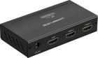 

Сплиттер Ugreen 40201 (40201EU) HDMI 1x2 Splitter с адаптером питания 5V 1A DC, черный