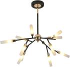 

Люстра подвесная Lussole Loft Astoria LSP-8332, Черный/белый