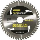 

Пильный диск по дереву Hanskonner THIN KERF (H9022-190-30-48T) 190x30 мм, 48 зубьев