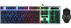 

Мышь проводная + клавиатура Hoco GM18, игровые с подсветкой, Черный/белый