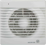 Вытяжной вентилятор Soler & Palau D cor 200 CR с таймером (белый) 03-0103-009 кухонный вытяжной вентилятор soler