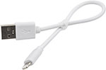 Кабель Red Line USB-8-pin для Apple, 1.5A, 20 см, белый сетевое зарядное устройство 1usb 1a кабель apple lightning 8 pin 1 м белый prime line