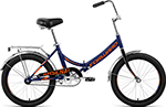 

Велосипед Forward ARSENAL 20 1.0 14'' темно-синийоранжевый 20'' 1 ск. RBKW0YN01005