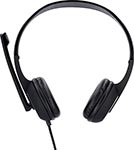 

Гарнитура для ПК Hama Essential HS-P150 черный/серебристый 2м мониторные оголовье (00053982)