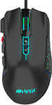 Игровая мышь Hiper GMUS-3000 DRAKKAR чёрная (USB, 8 кнопок, 10000 dpi, PMW3327, RGB подсветка, регулировка веса) hiper drakkar gmus 3000