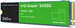 Накопитель SSD Western Digital M.2 Green SN350 240 Гб PCIe WDS240G2G0C