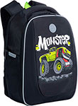 

Ранец Grizzly с бейджем для мальчиков ''MONSTER CAR'' 36х29х18 см RAf-293-2/1 271197
