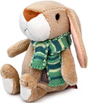 Мягкая игрушка BudiBasa Кролик Ярик 16 см многоцветный Bs16-019