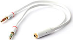 Кабель аудио Cablexpert CCAB-02-35F2M-0.2MB гитарный акустический усилитель soundhole пикап 6 3 мм джек кабель 5 м