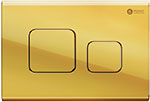 Клавиша смыва Point Афина, для инсталляции, золото (PN44041G) клавиша смыва point
