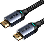 Кабель Choetech HDMI, 8K@60Hz, 48Gbps, в нейлоновой оплетке, 2 м (XHH01-BK) кабель choetech usb c 3 1 gen2 100 вт 4к 10 гб с 2 м xcc 1007